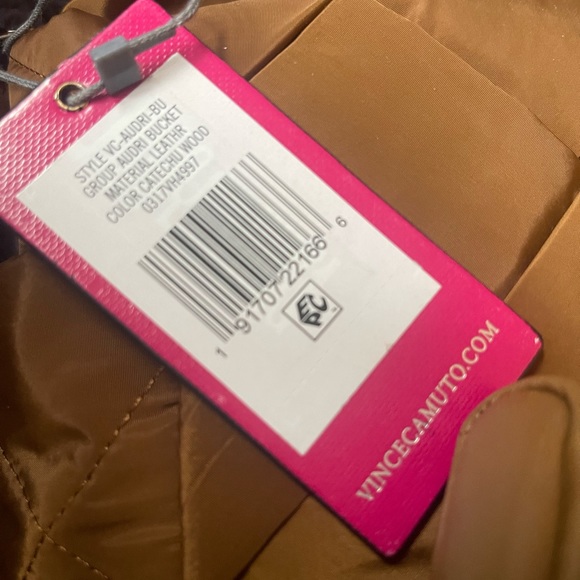 Vince Camuto Audri Bucket Bag Catechu Wood - Picture 7 of 7
